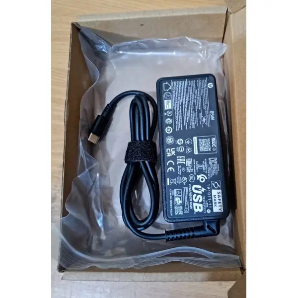HP 65W USB Type-C Laptop Power Adapter