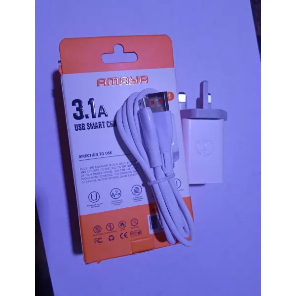 Amaya AC101 3.1A USB Smart Fast Charger