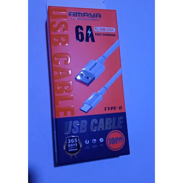 Amaya 6A Fast Charging Type-C USB Cable