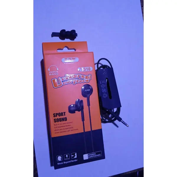 FPM S10 Super Bass Universal Earphone