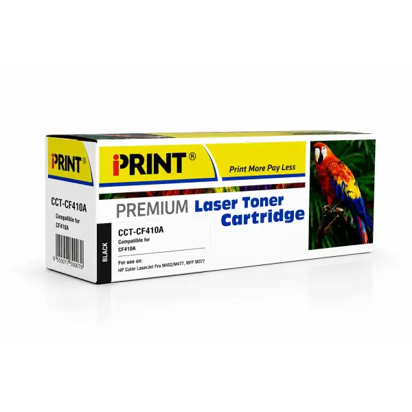 iPRINT Compatible HP 410A (CF 410A) Black Toner Cartridge