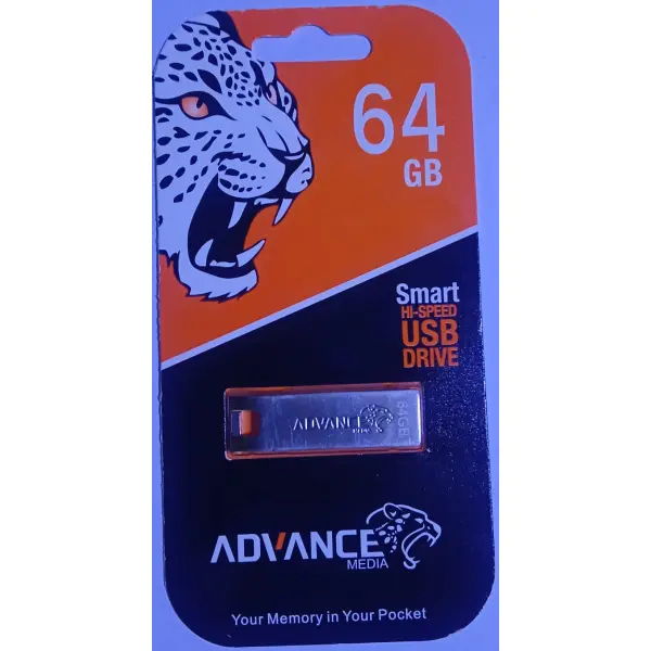 64 GB Advance Media Smart Hi-Speed USB Drive