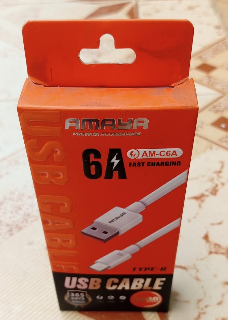 Amaya AM-C6A Fast Charging USB Cable Type C